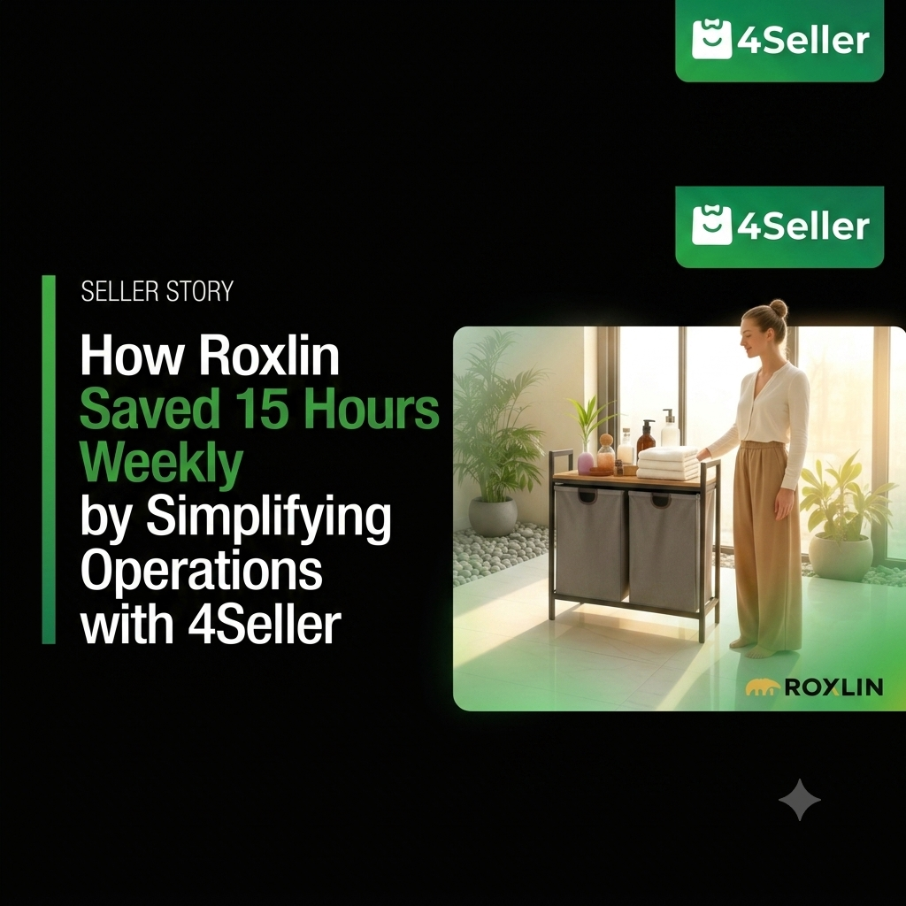 How Roxlin Saved 15 Hours Weekly by Simplifying Multi-Channel Ecommerce Operations with 4Seller