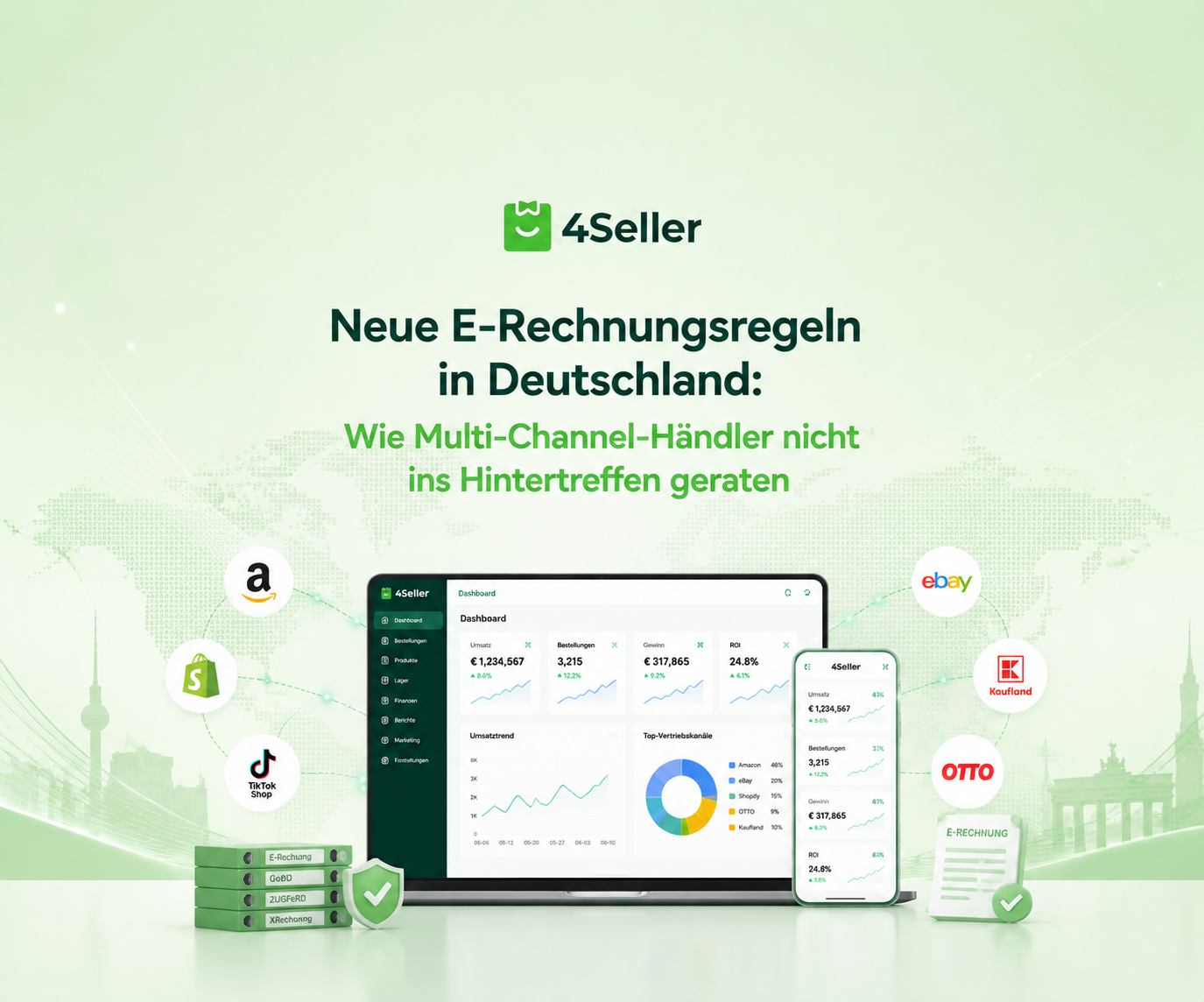 Neue E-Rechnungsregeln in Deutschland: Wie Multi-Channel-Händler nicht ins Hintertreffen geraten