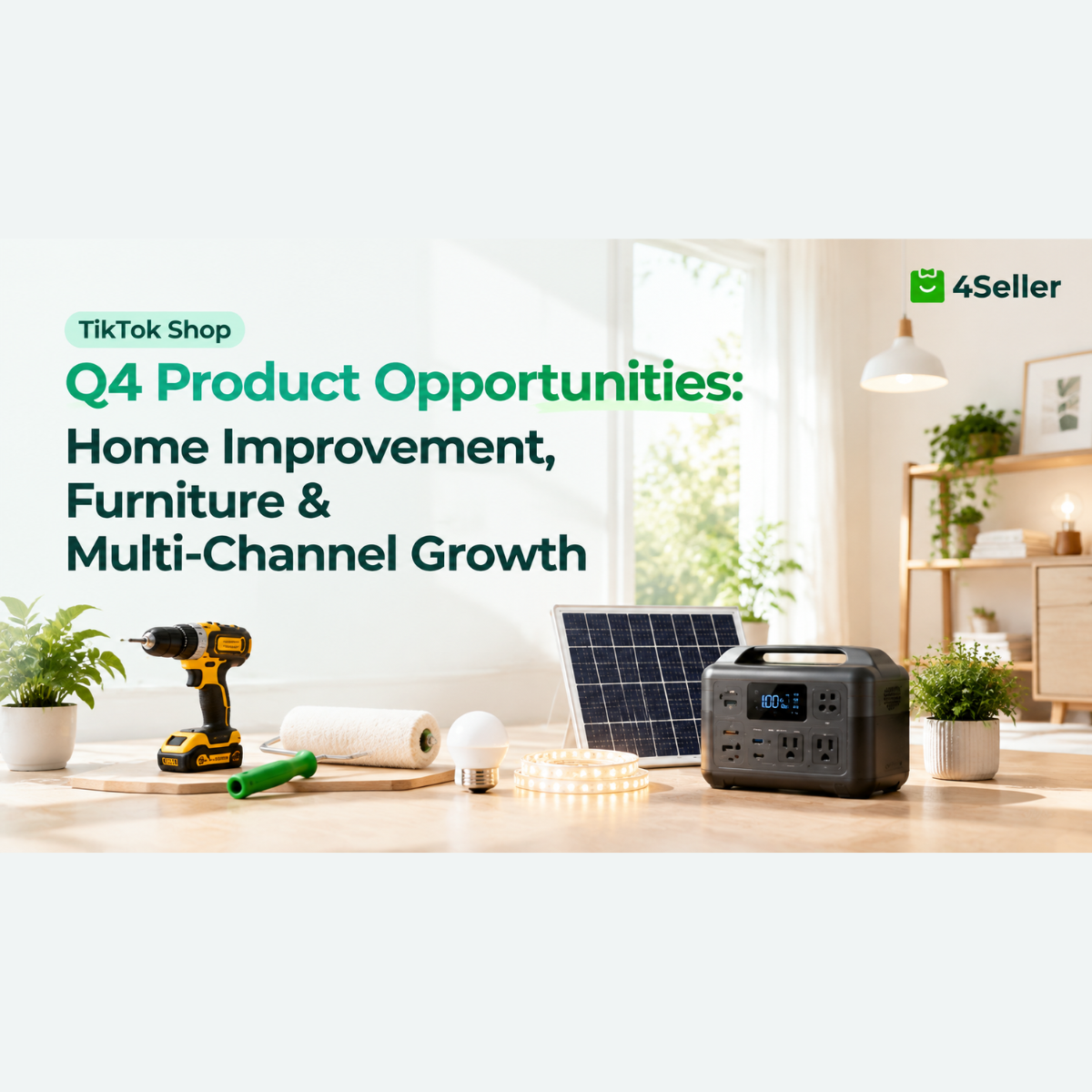 TikTok Shop Q4 Product Opportunities: Home Improvement, Furniture & Multi-Channel Growth